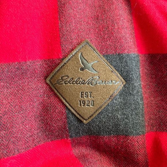 Eddie Bauer Flannel Sherpa Lined Jacket Size S Great Condition! - Picture 4 of 5